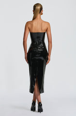 Amala Midi Dress - Black Dress Babyboo Fashion Premium Exclusive Design