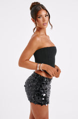 Anissa Mini Skirt - Black Skirt Babyboo Fashion Premium Exclusive Design