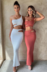 Kaela Maxi Skirt - White Babyboo Fashion Premium Exclusive Design