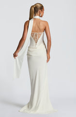 Liora Maxi Dress - Ivory Dress Babyboo Fashion Premium Exclusive Design