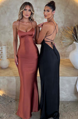 Malika Maxi Dress - Rust Babyboo Fashion Premium Exclusive Design