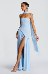 Maliyah Maxi Dress - Baby Blue Dress Babyboo Fashion Premium Exclusive Design
