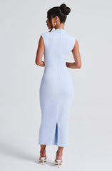 Moira Midi Dress - Blue Dress Babyboo Fashion Premium Exclusive Design