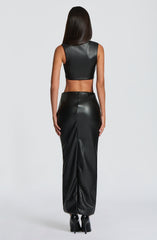 Odetta Maxi Skirt - Black Skirt Babyboo Fashion Premium Exclusive Design