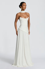 Patricia Maxi Dress - Ivory Dress Babyboo Fashion Premium Exclusive Design