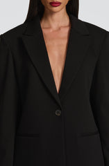 Reece Blazer - Black Jacket Babyboo Fashion Premium Exclusive Design