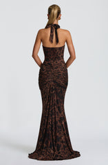 Rosetta Maxi Dress - Leopard Print Dress Babyboo Fashion Premium Exclusive Design