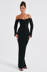 Samariah Maxi Dress - Black Dress Babyboo Fashion Premium Exclusive Design