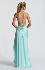 Samira Maxi Dress - Aqua Dress Babyboo Fashion Premium Exclusive Design
