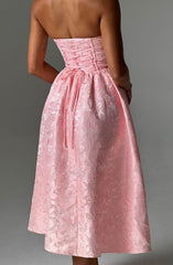 Saoirse Midi Dress - Blush Dress Babyboo Fashion Premium Exclusive Design