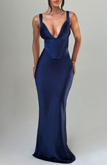 Shae Maxi Dress - Navy Dress Babyboo Fashion Premium Exclusive Design