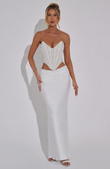 Sierra Corset - Ivory Tops Babyboo Fashion Premium Exclusive Design