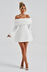 Villanelle Mini Dress - Ivory Dress Babyboo Fashion Premium Exclusive Design
