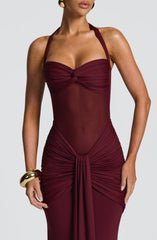 Vixen Maxi Dress - Cherry Lacquer Dress Babyboo Fashion Premium Exclusive Design
