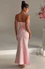 Whitney Maxi Dress - Blush Dress Babyboo Fashion Premium Exclusive Design