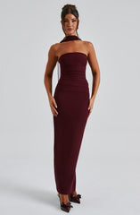Yulia Maxi Dress - Cherry Lacquer Dress Babyboo Fashion Premium Exclusive Design