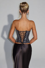 Yvette Corset - Black Tops Babyboo Fashion Premium Exclusive Design