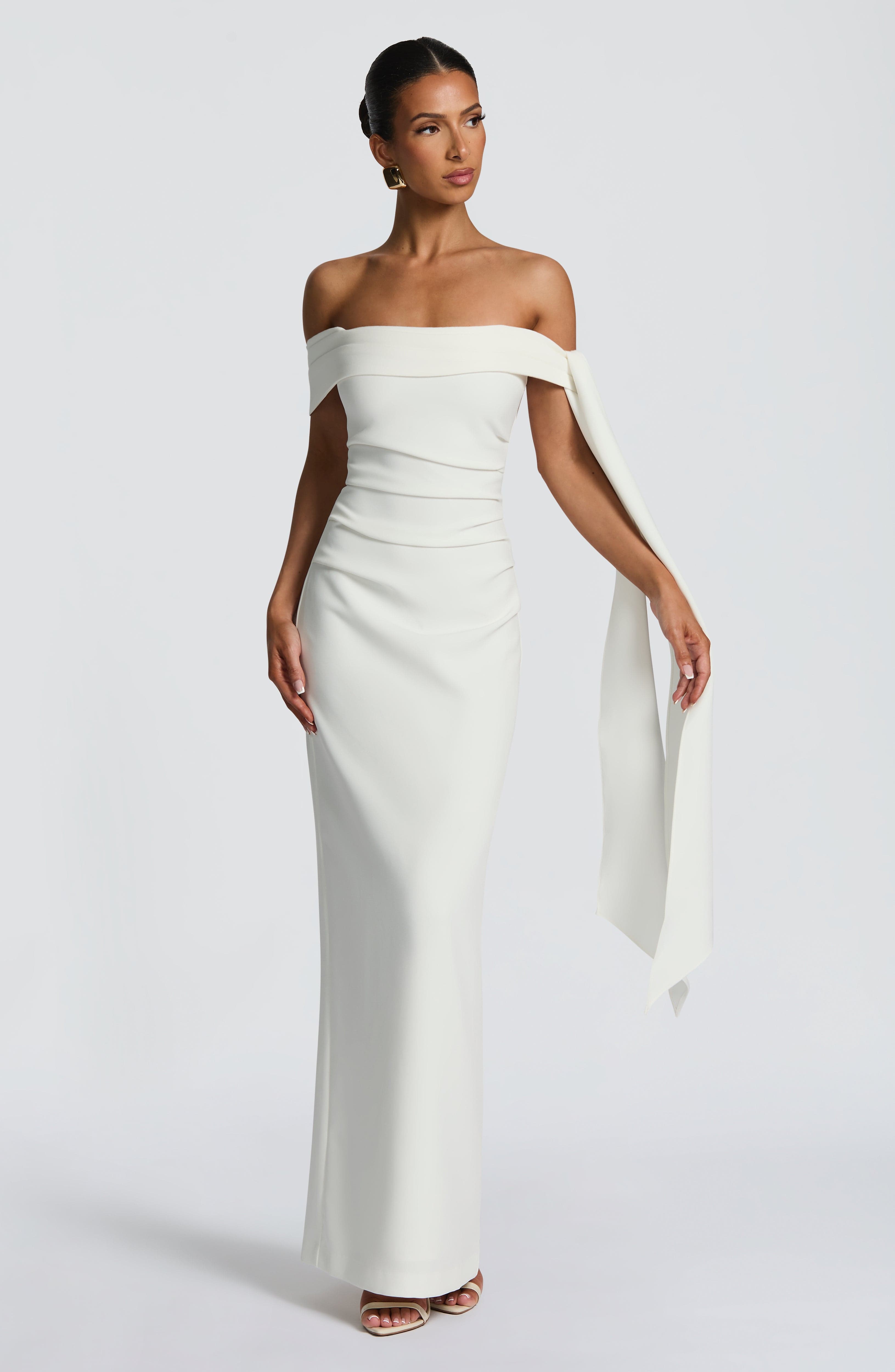 Addie Maxi Dress - Ivory Dress Babyboo Fashion Premium Exclusive Design