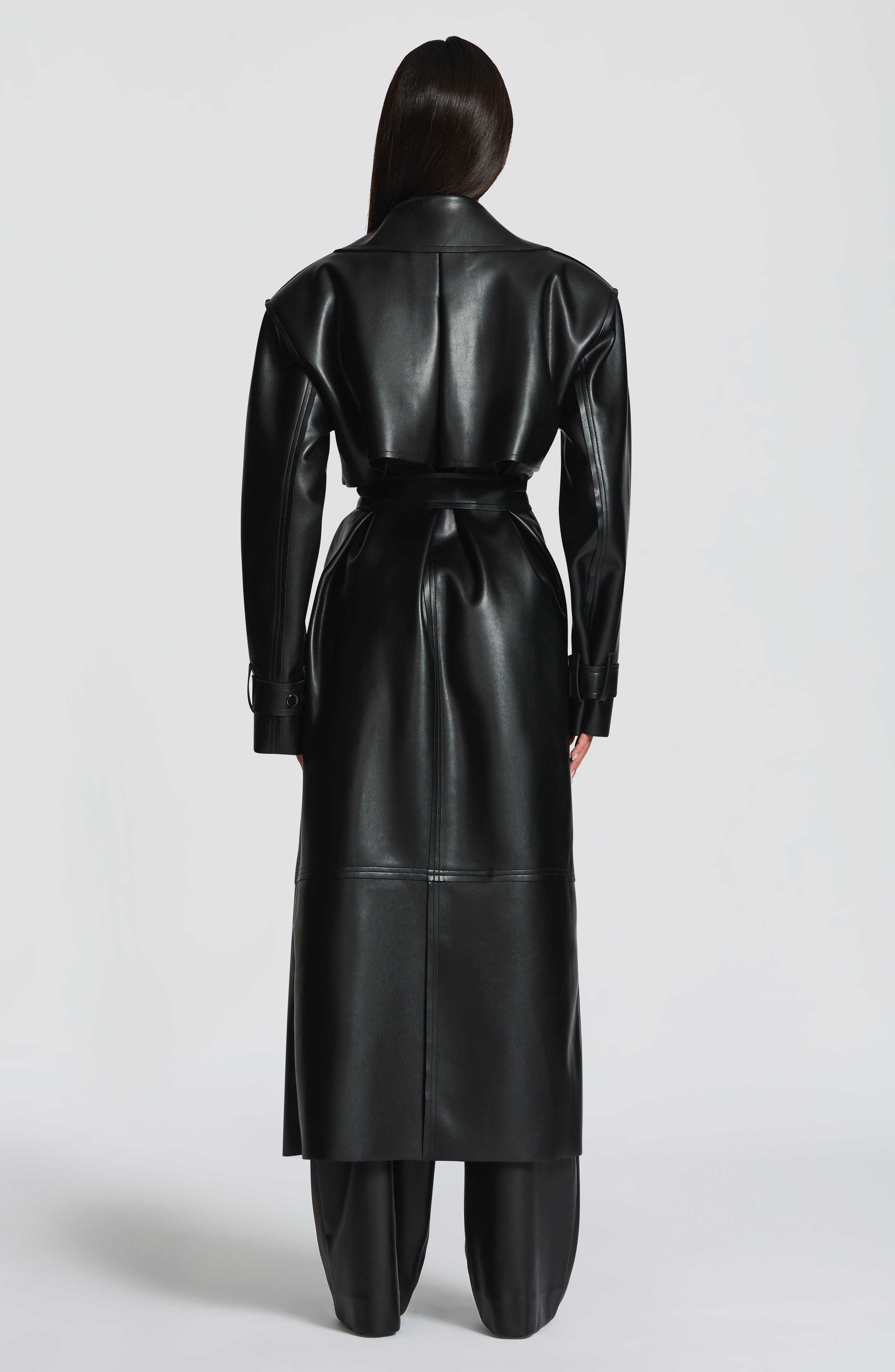 Bridget Trench Coat - Black Jacket Babyboo Fashion Premium Exclusive Design