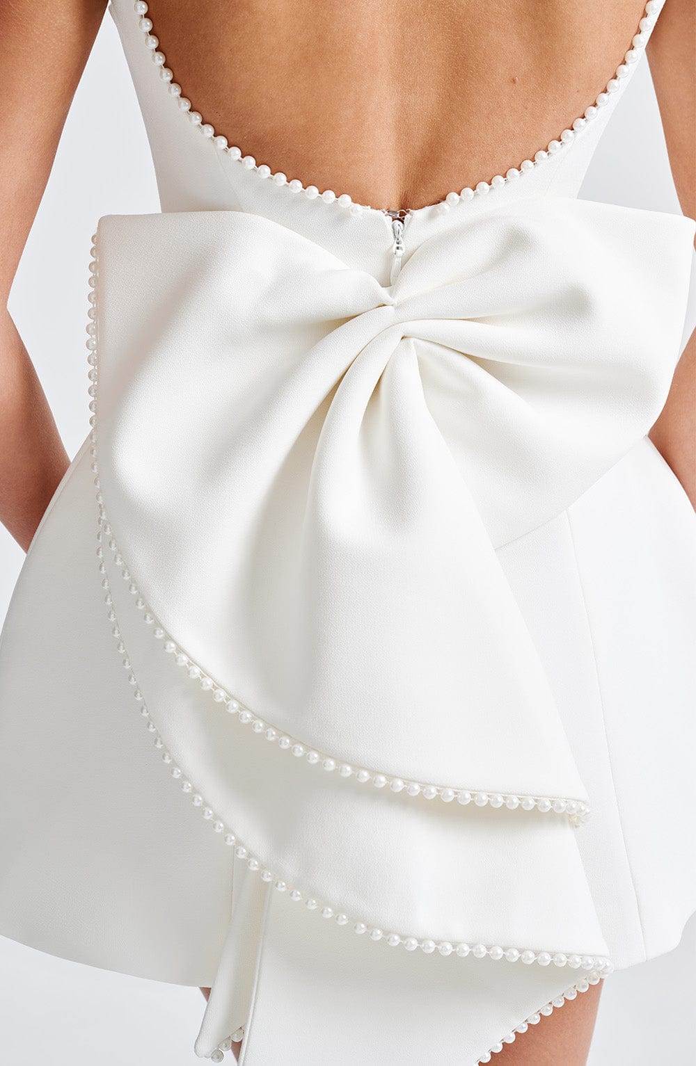 Carrie Mini Dress - Ivory Dress Babyboo Fashion Premium Exclusive Design