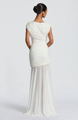 Demelza Maxi Dress - Ivory Dress Babyboo Fashion Premium Exclusive Design
