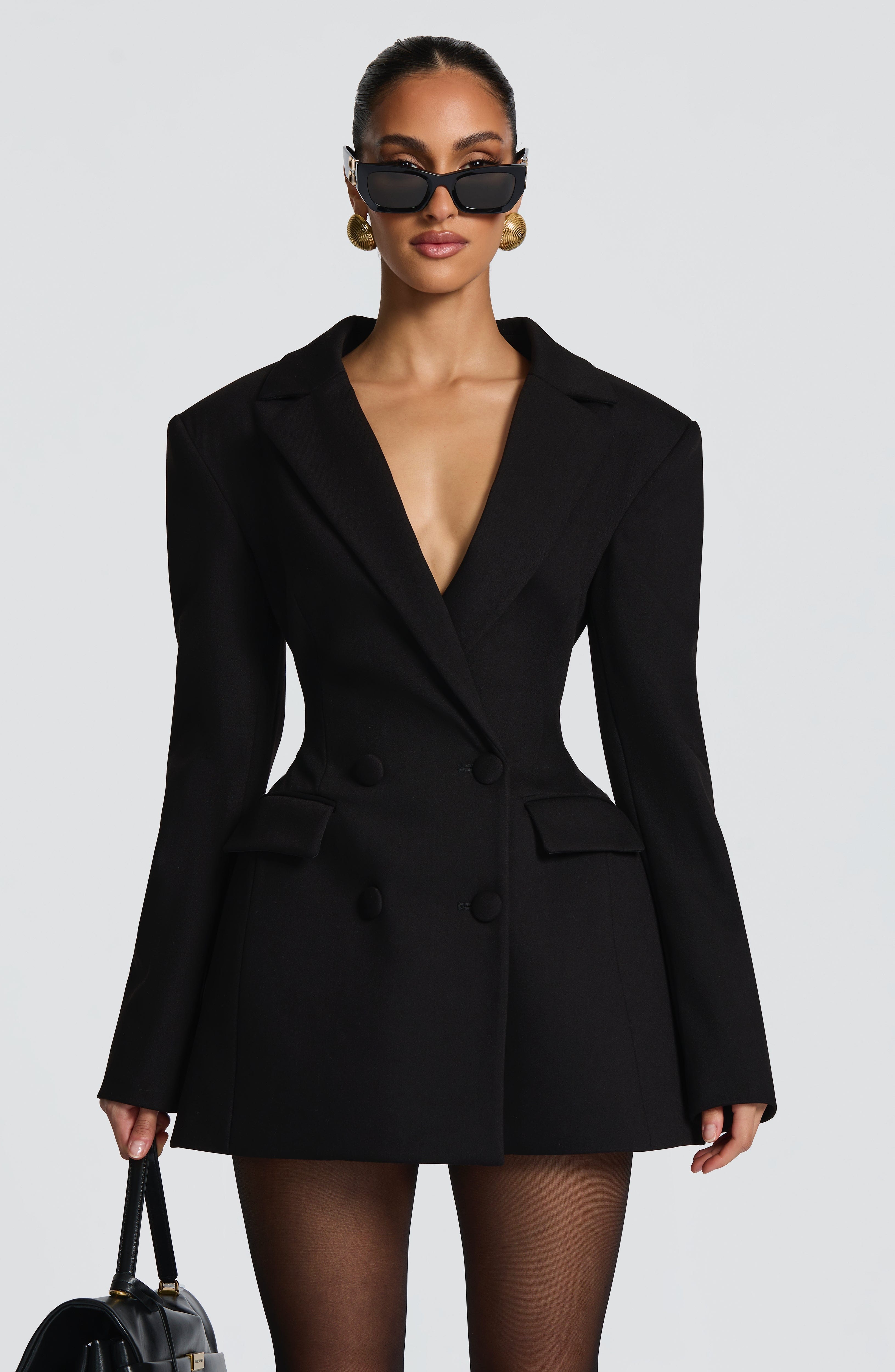Elvira Mini Dress - Black Dress Babyboo Fashion Premium Exclusive Design