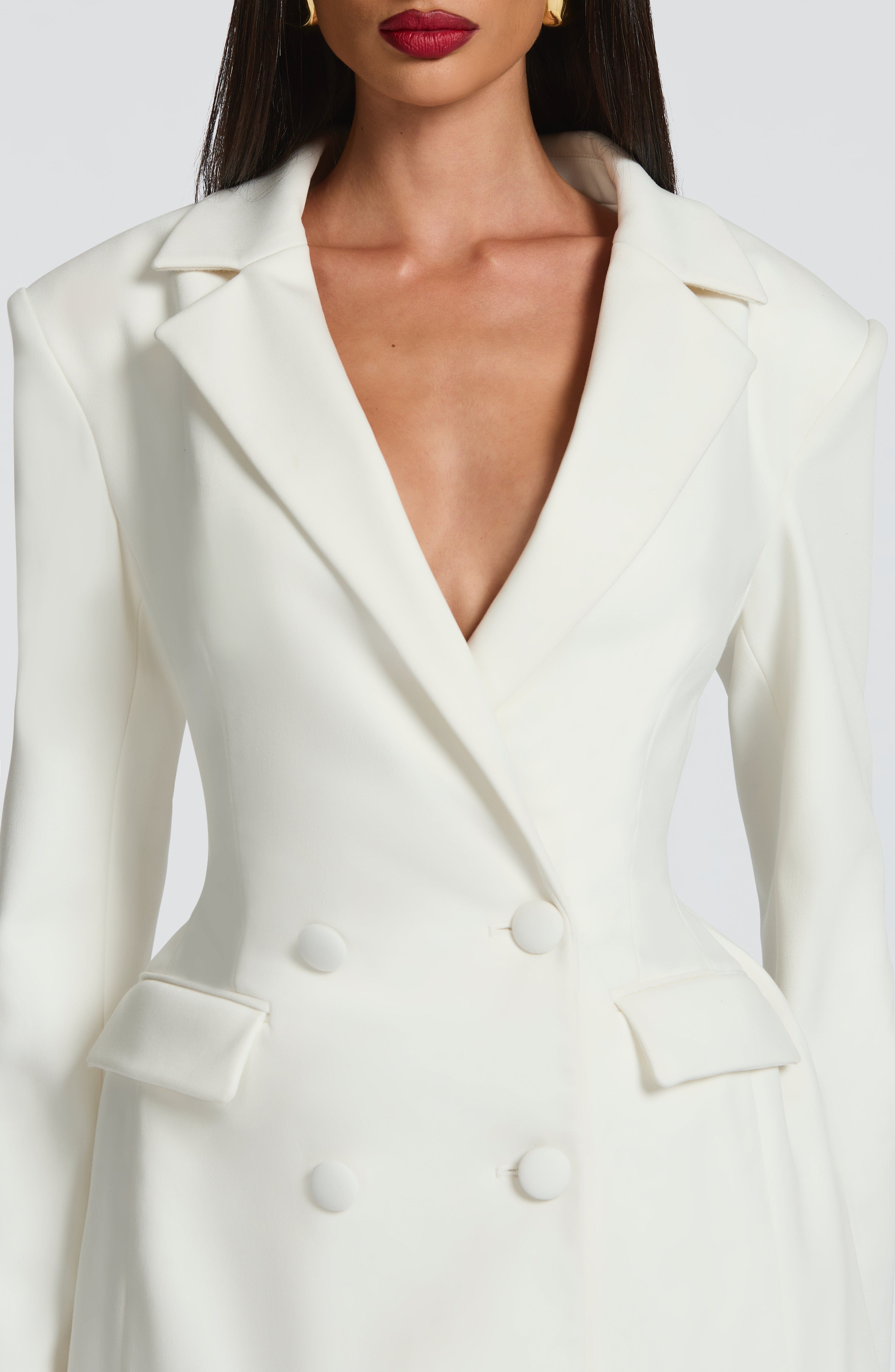 Elvira Mini Dress - Ivory Dress Babyboo Fashion Premium Exclusive Design