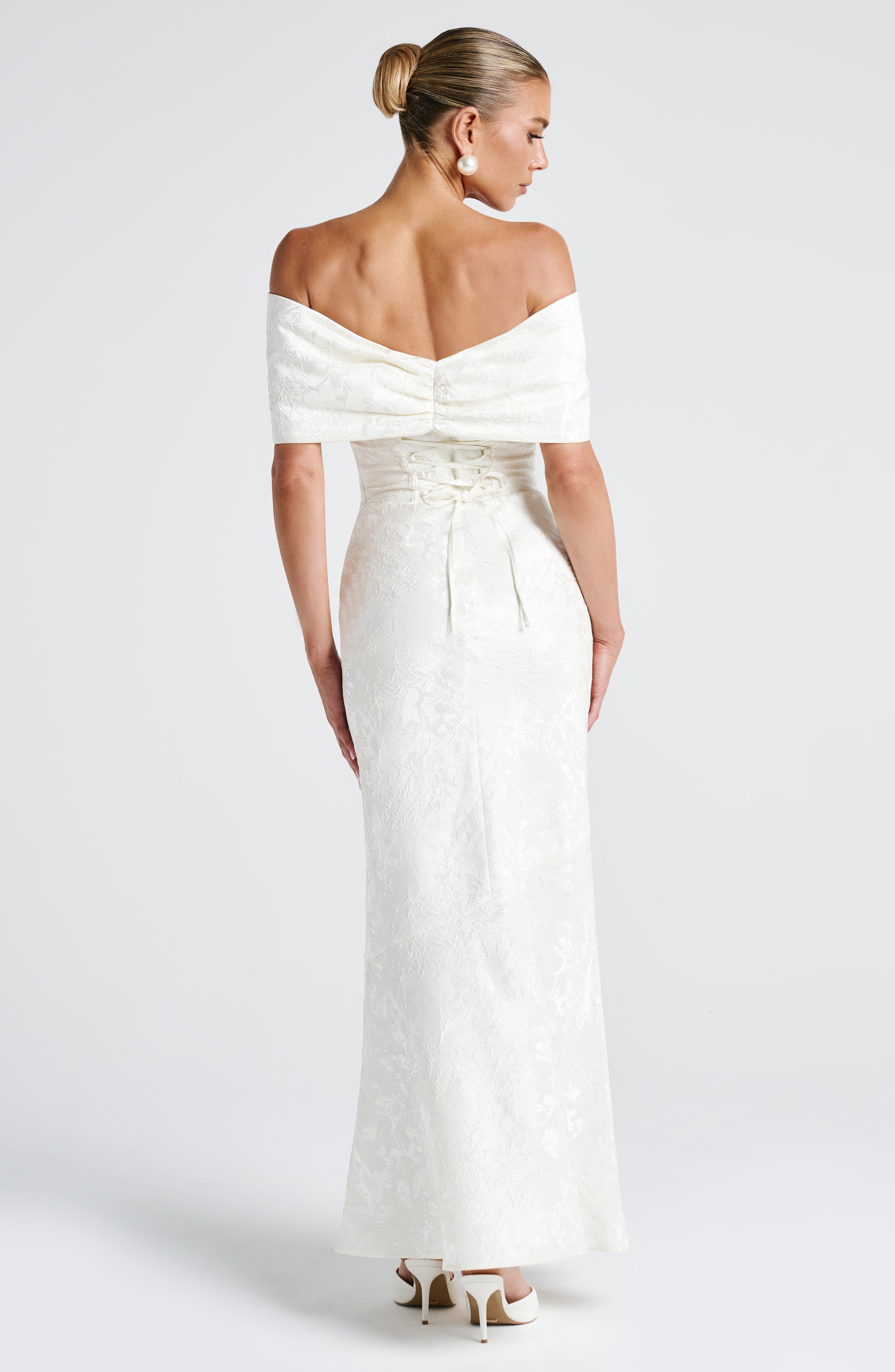 Emberly Maxi Dress - Ivory Dress Babyboo Fashion Premium Exclusive Design