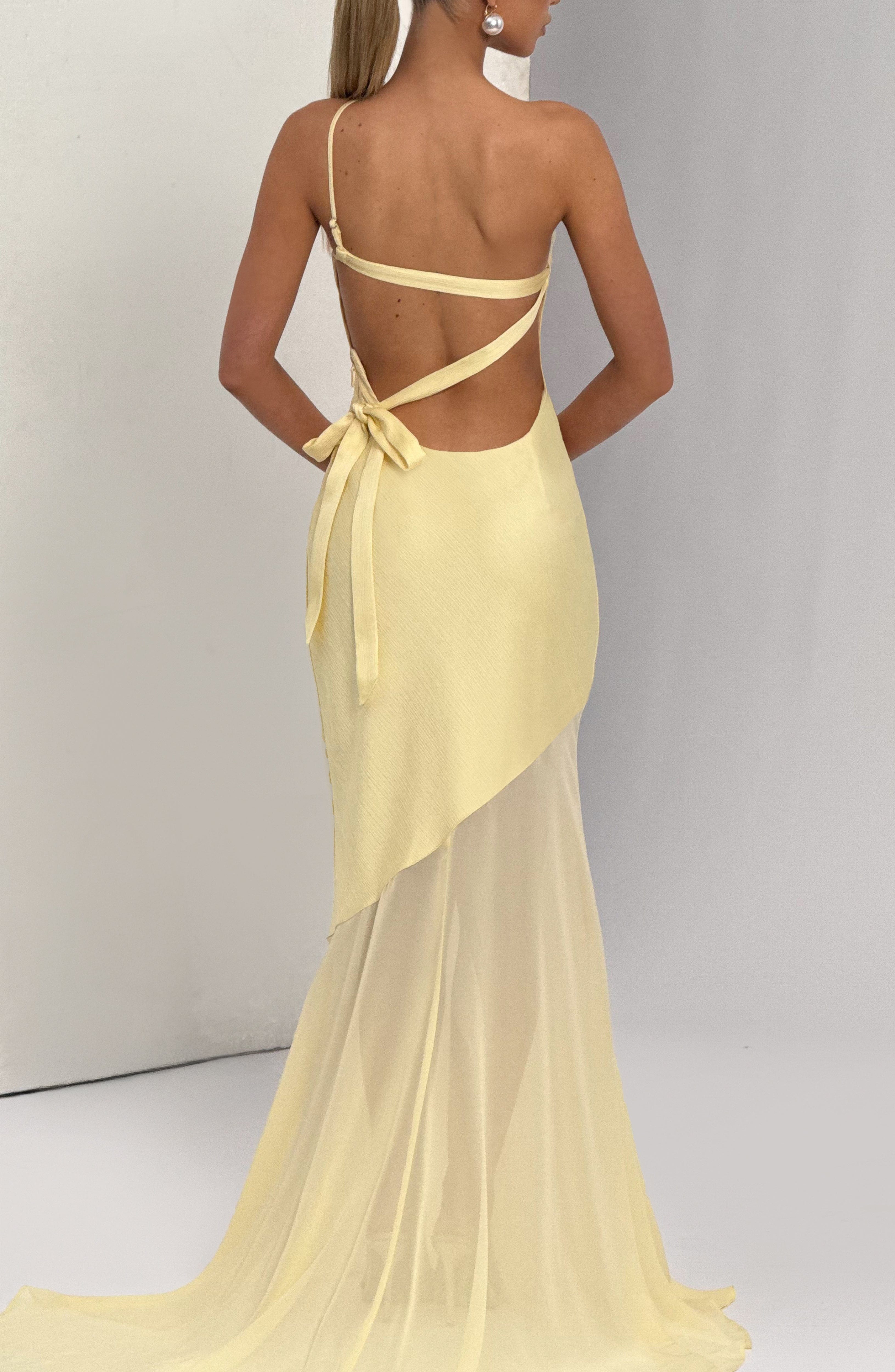 Fable Gown - Lemon Dress Babyboo Fashion Premium Exclusive Design