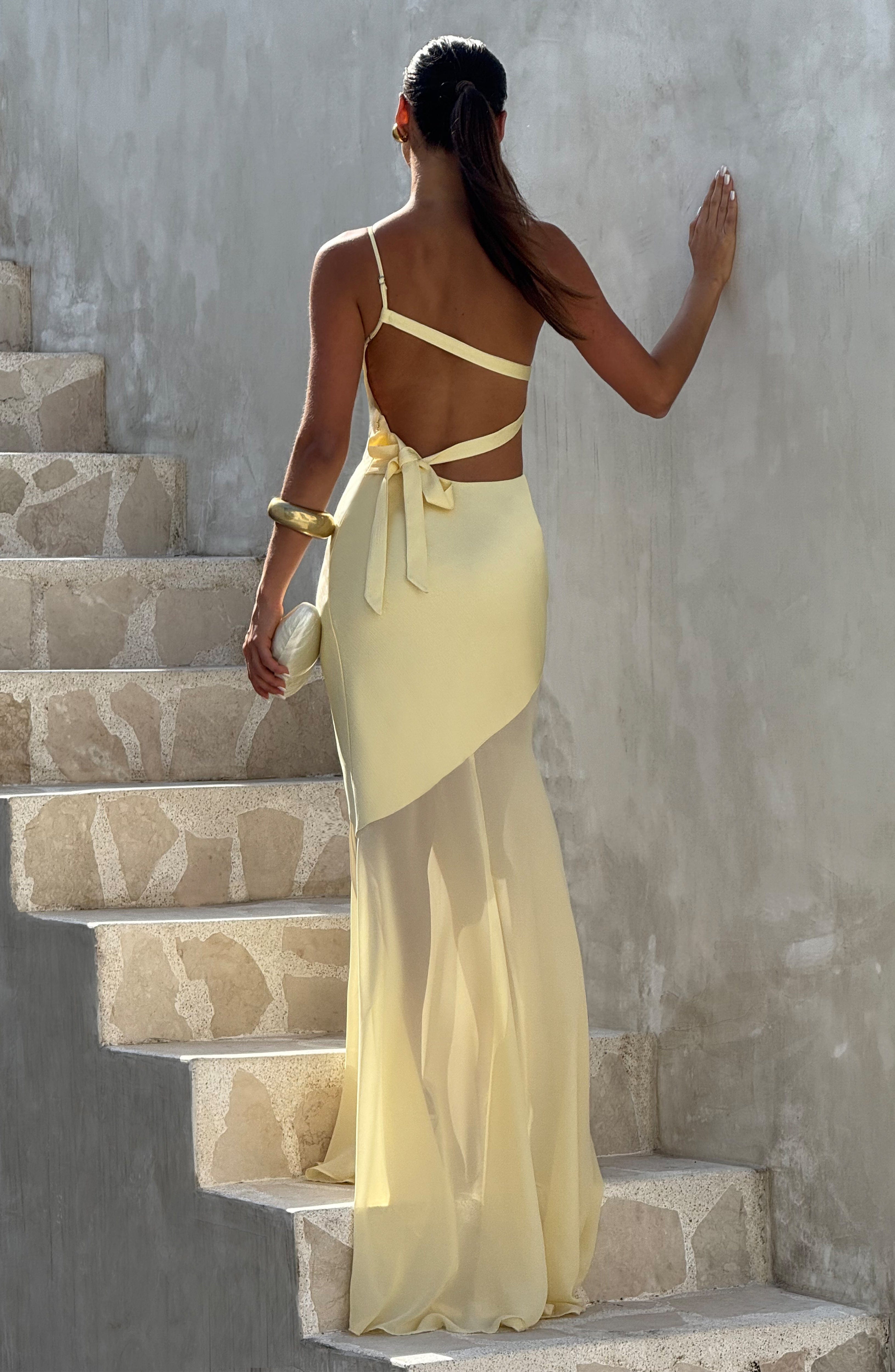 Fable Gown - Lemon Dress Babyboo Fashion Premium Exclusive Design