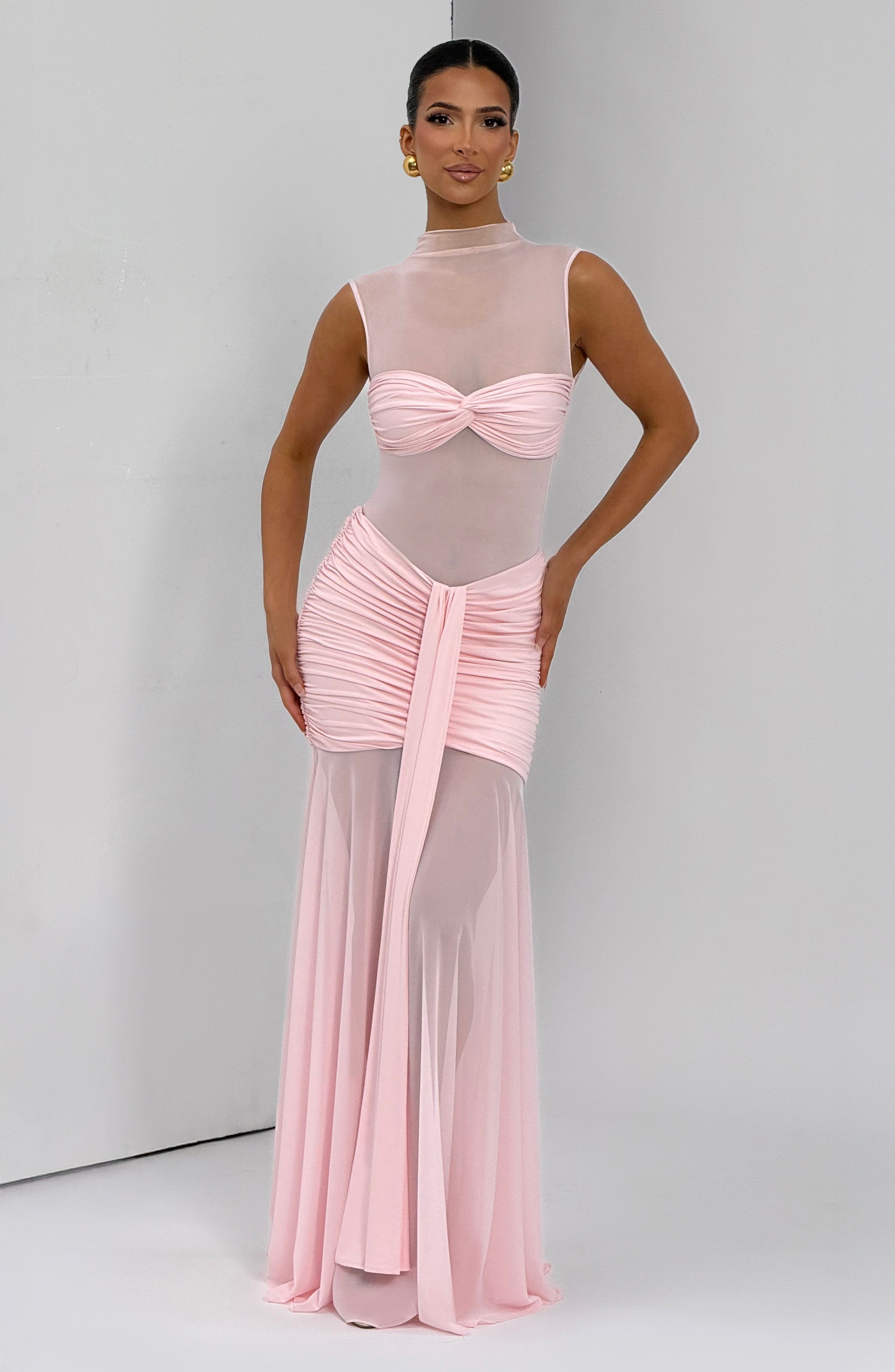 Fae Maxi Skirt - Blush Skirt Babyboo Fashion Premium Exclusive Design