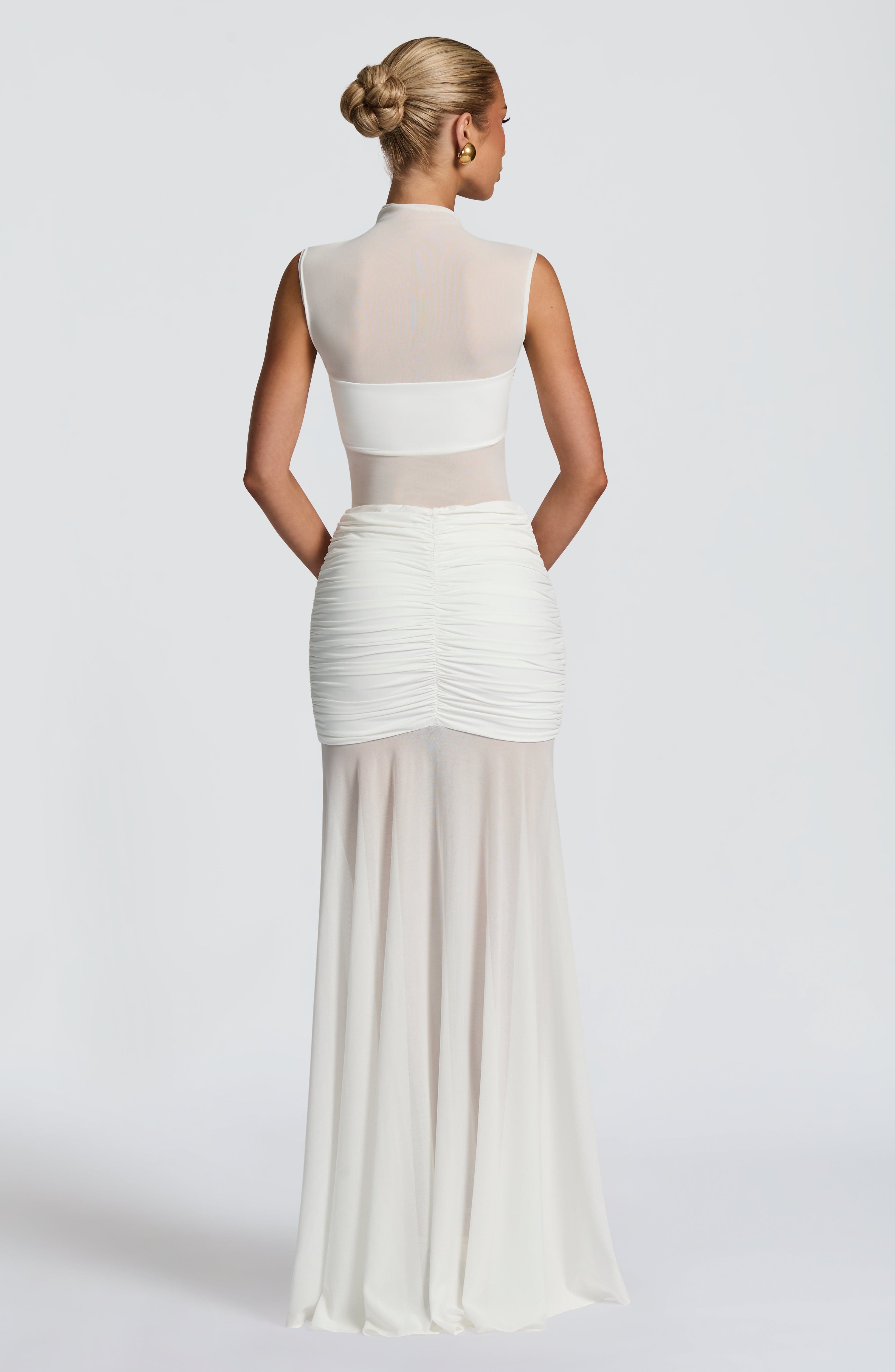 Fae Maxi Skirt - White Skirt Babyboo Fashion Premium Exclusive Design