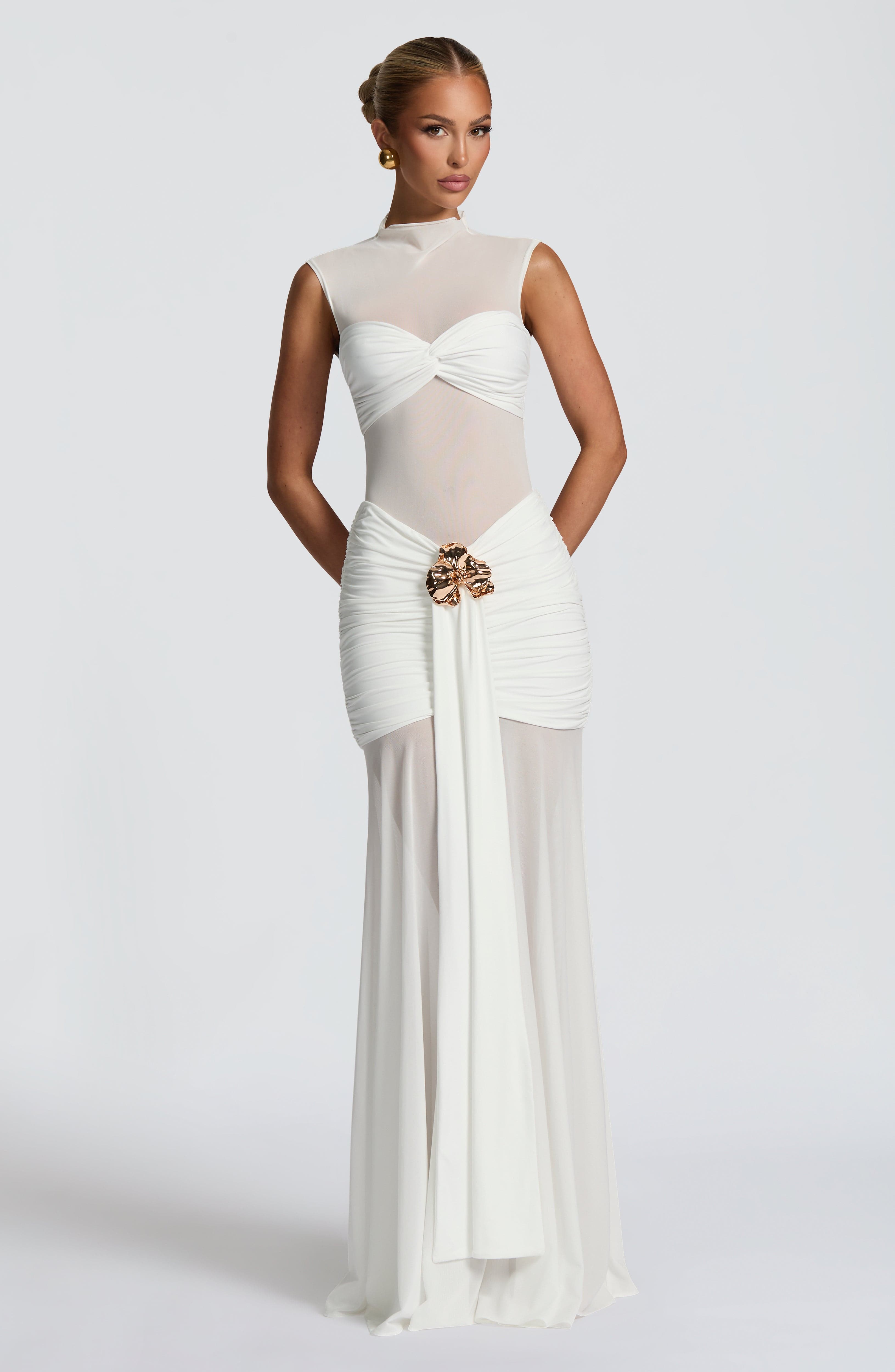 Fae Maxi Skirt - White Skirt Babyboo Fashion Premium Exclusive Design