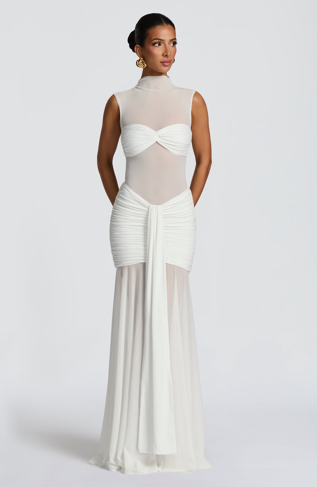 Fae Maxi Skirt - White Skirt Babyboo Fashion Premium Exclusive Design