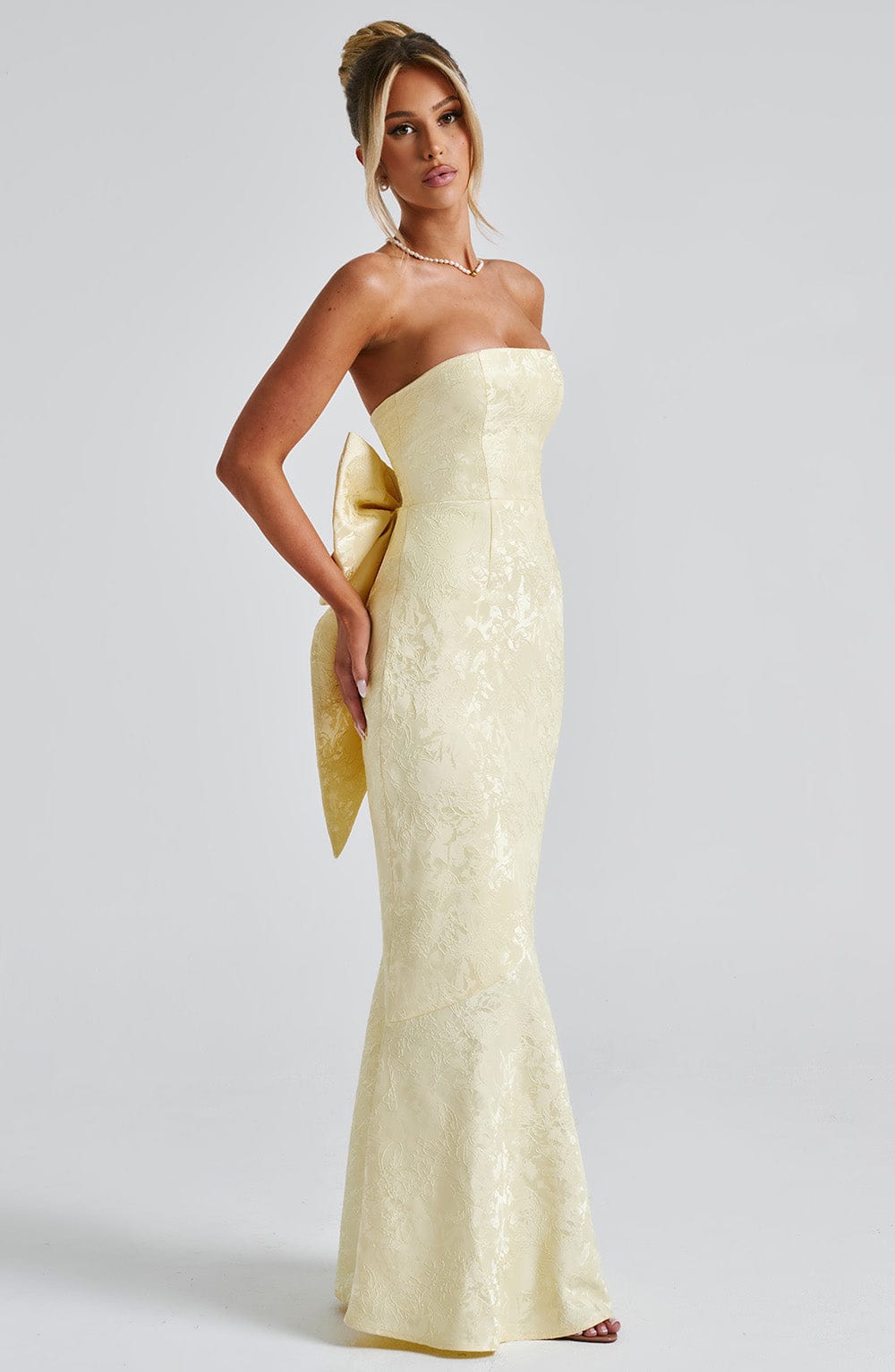 Felicity Maxi Dress - Lemon Dress Babyboo Fashion Premium Exclusive Design