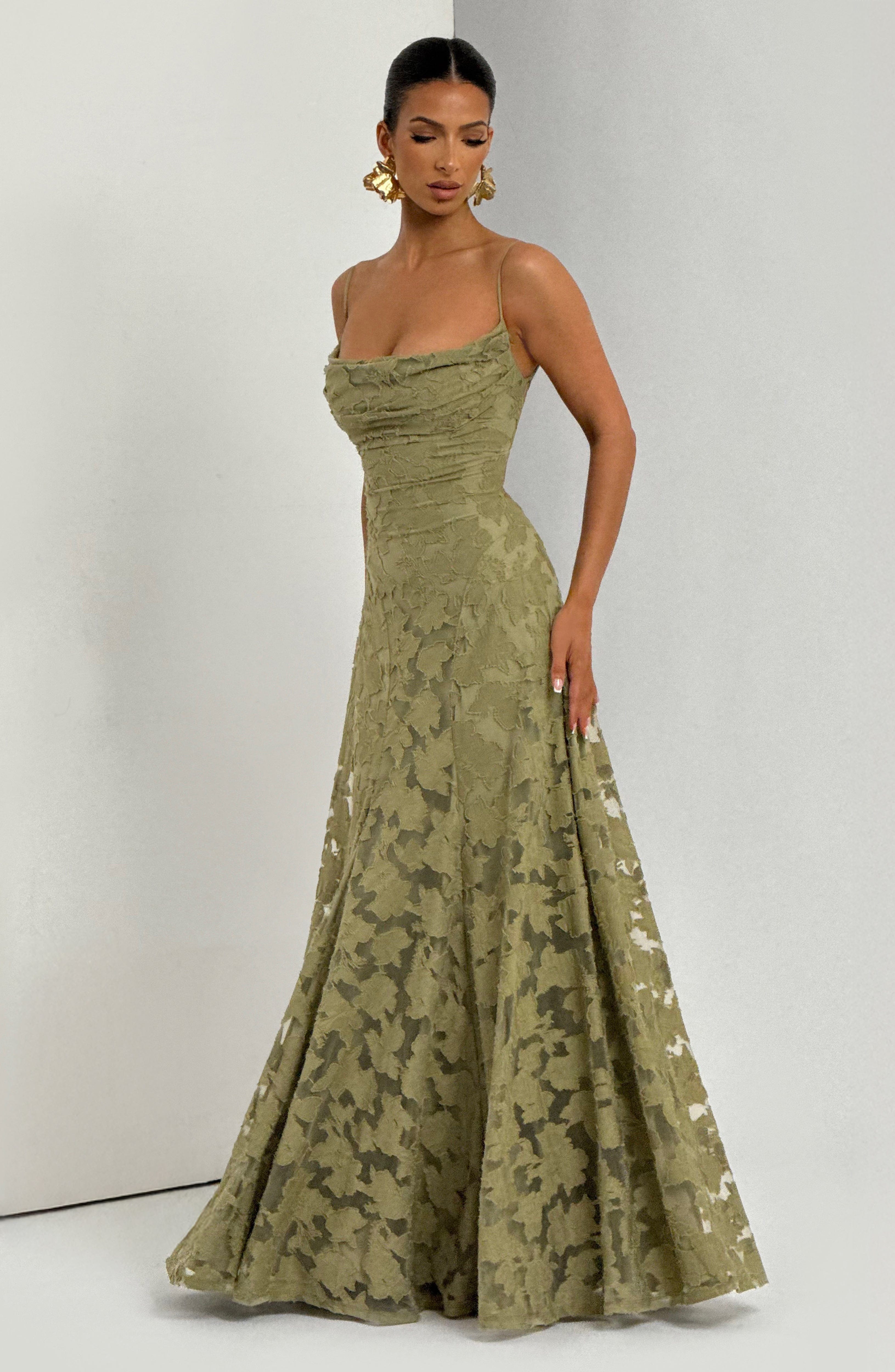 Francis Maxi Dress - Sage Dress Babyboo Fashion Premium Exclusive Design