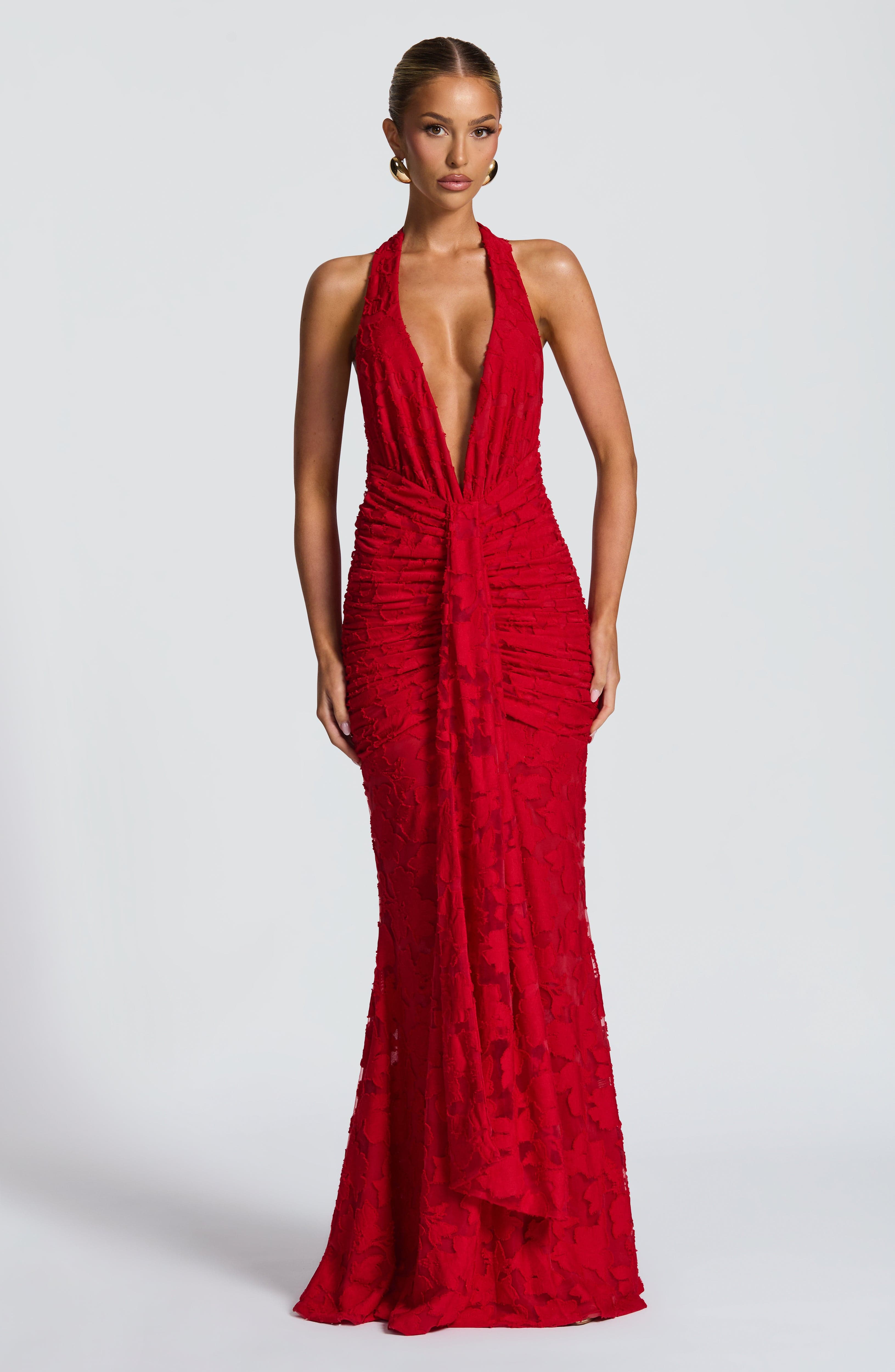 Guinevere Maxi Dress - Red Dress Babyboo Fashion Premium Exclusive Design
