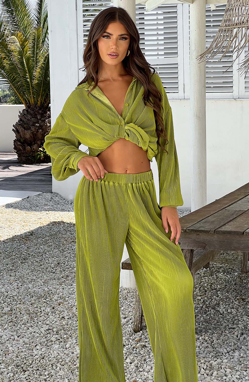 Indi Pant - Green Pants Babyboo Fashion Premium Exclusive Design