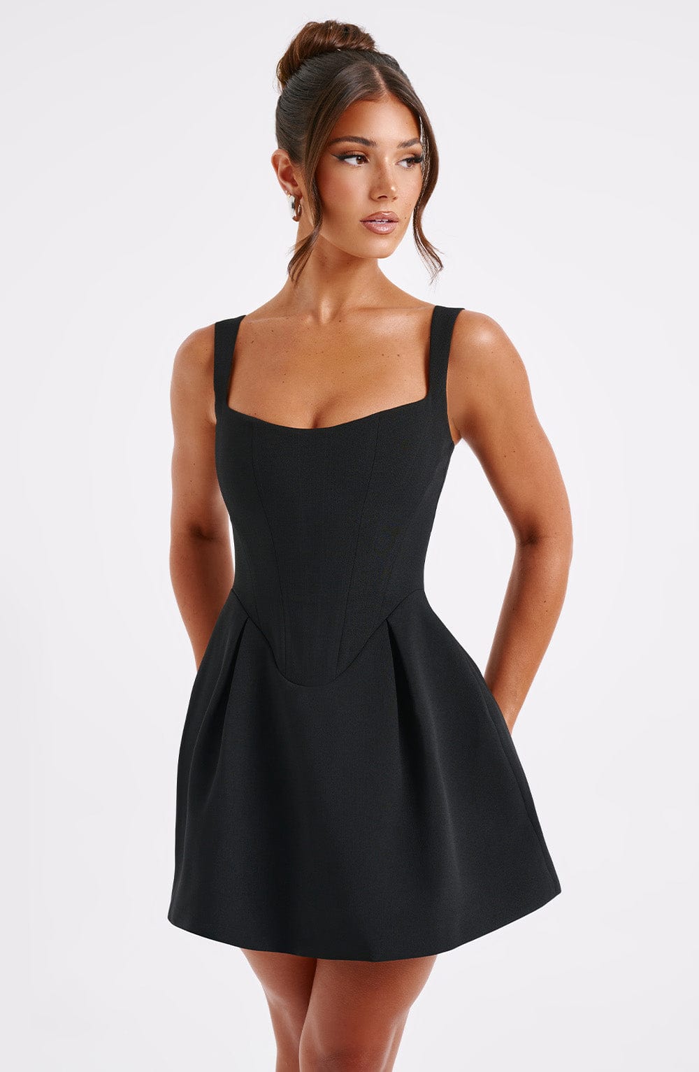 Janiyah Mini Dress - Black Dress Babyboo Fashion Premium Exclusive Design