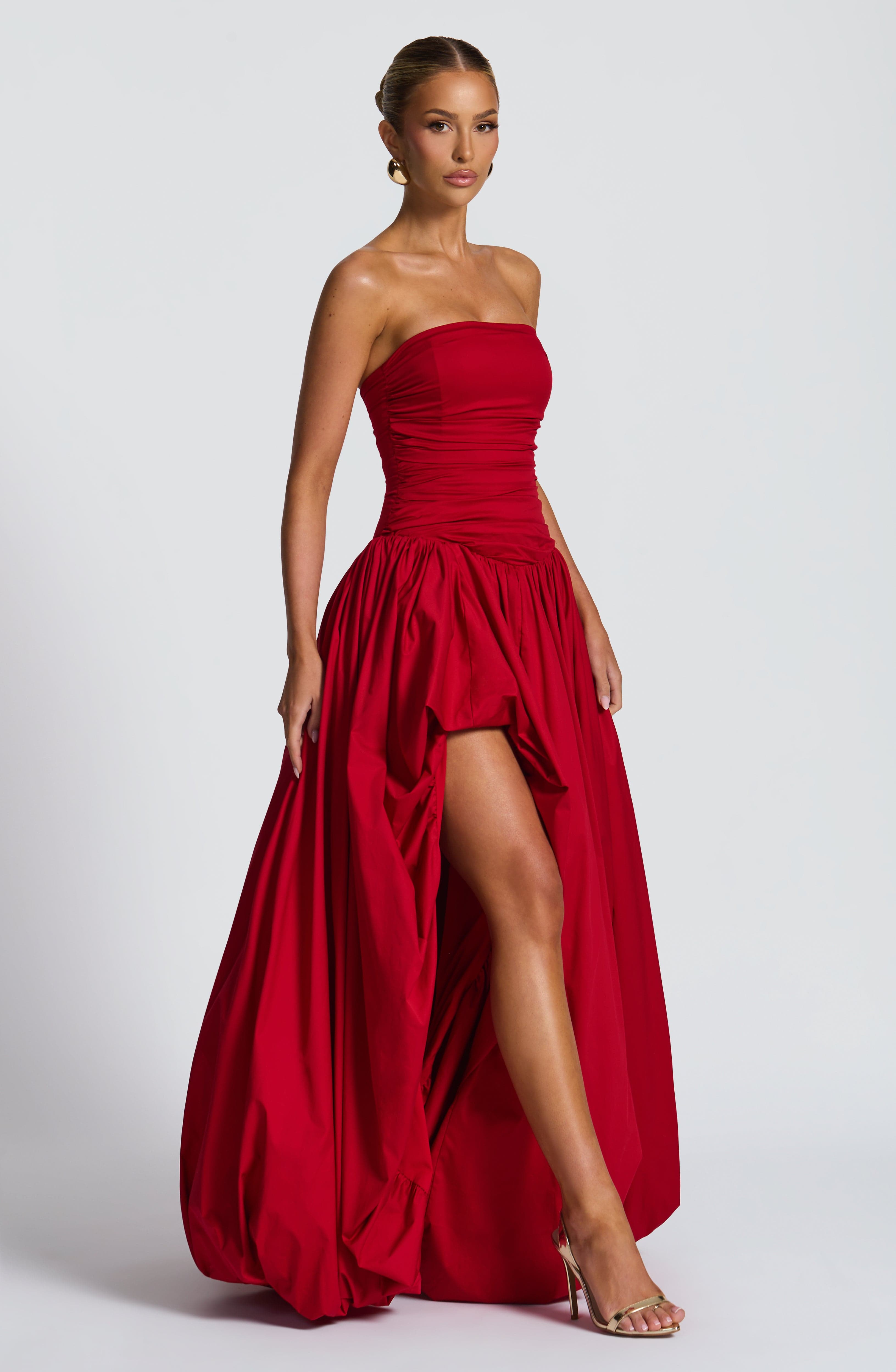 Jillian Maxi Dress - Red Dress Babyboo Fashion Premium Exclusive Design
