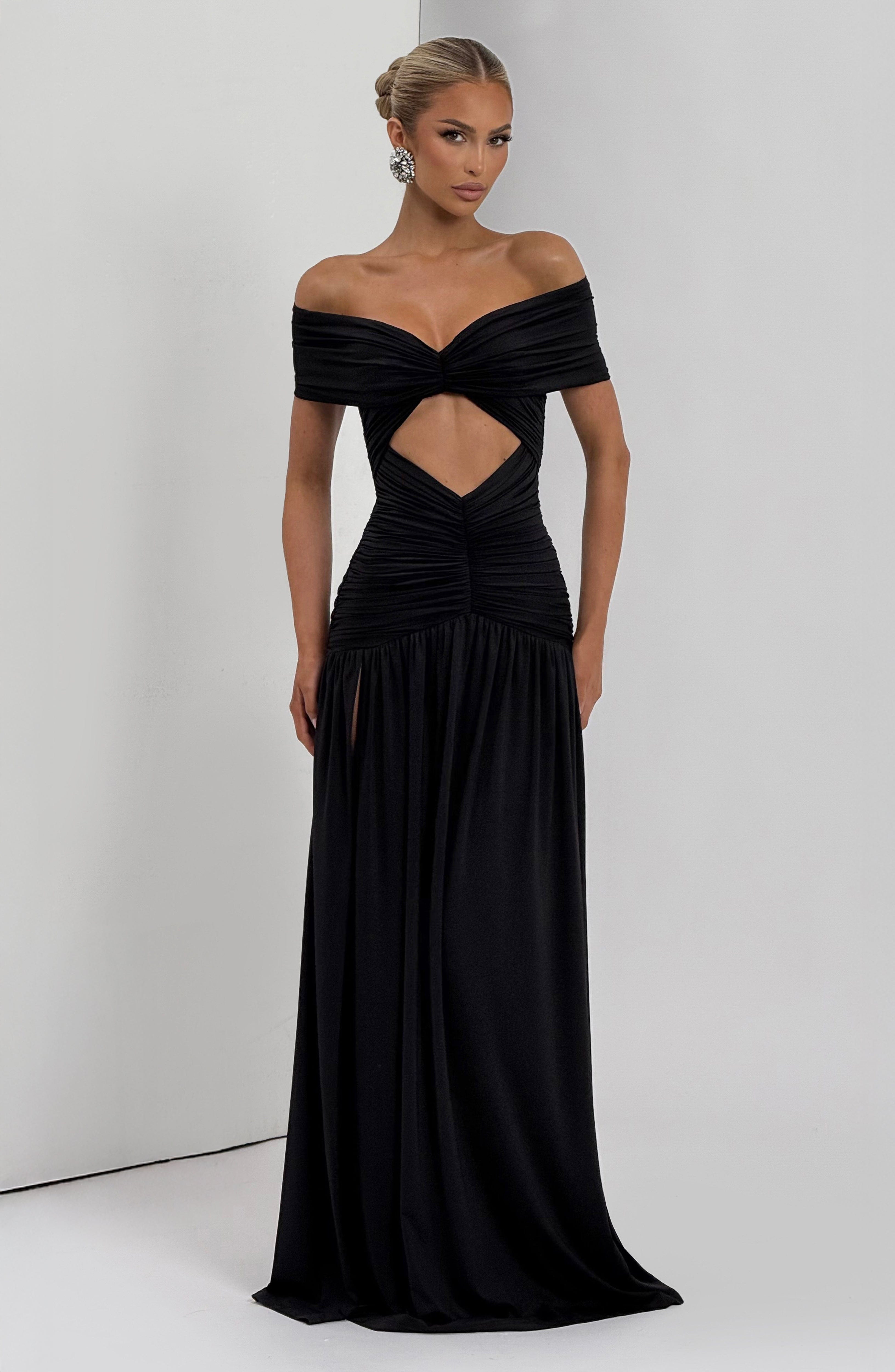 Kathryn Maxi Dress - Black Dress Babyboo Fashion Premium Exclusive Design