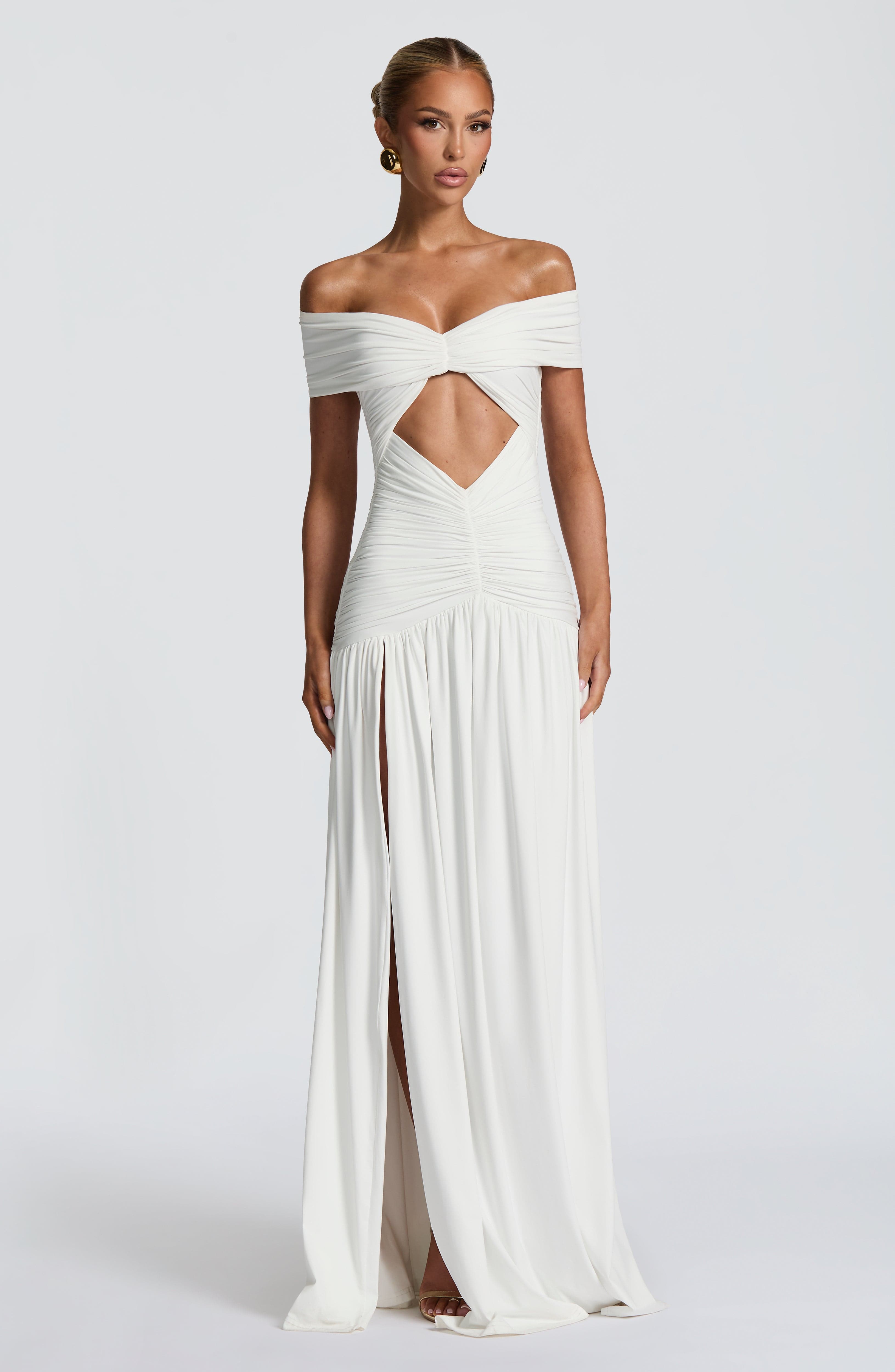 Kathryn Maxi Dress - White Dress Babyboo Fashion Premium Exclusive Design