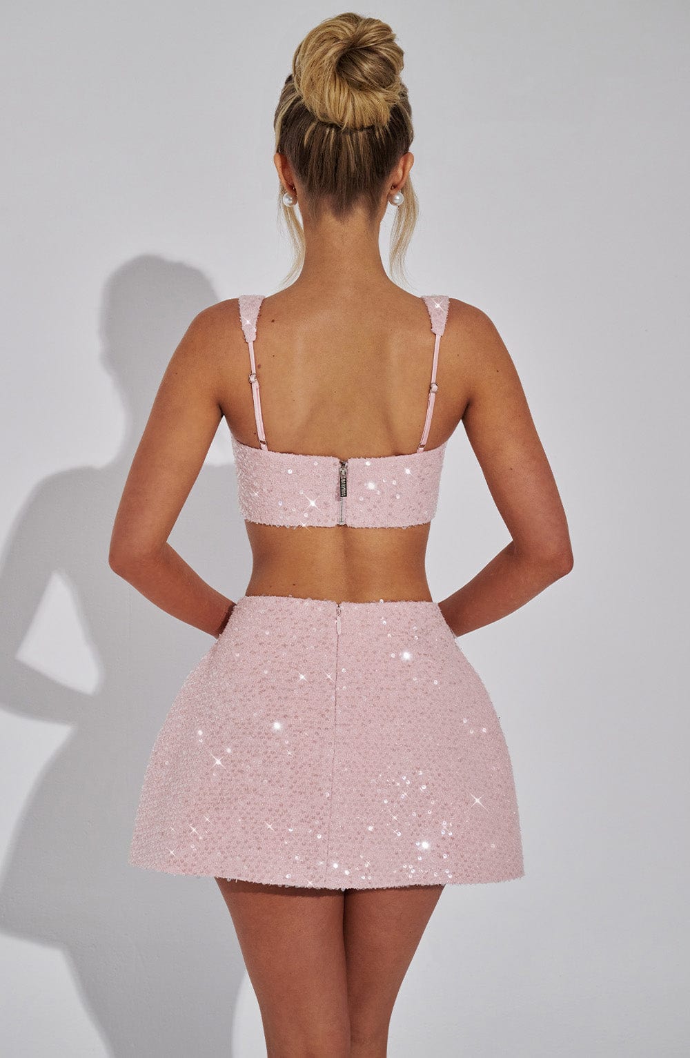 Kiri Mini Skirt - Blush Skirt Babyboo Fashion Premium Exclusive Design