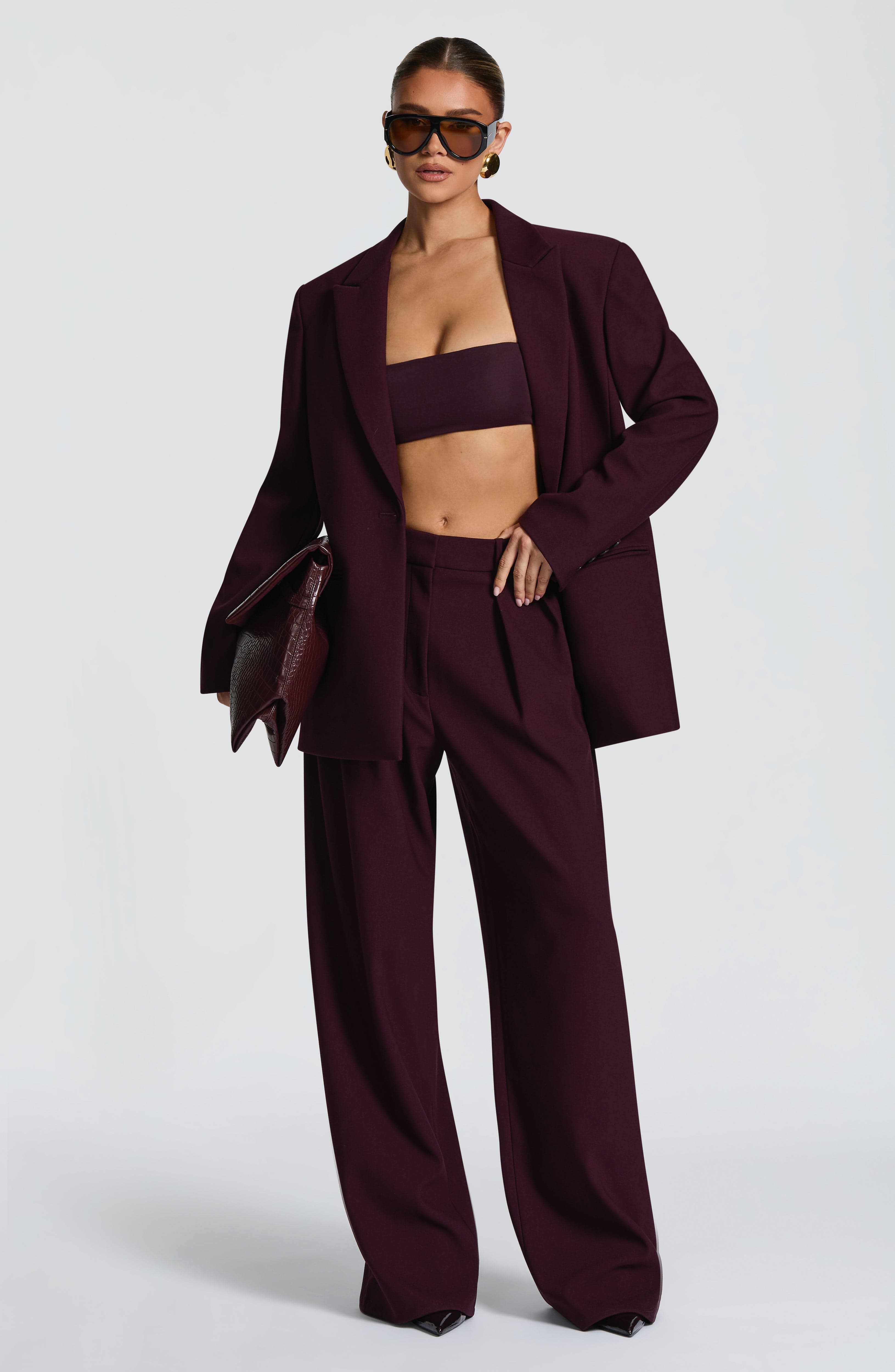 Kirsty Pants - Plum Pants Babyboo Fashion Premium Exclusive Design