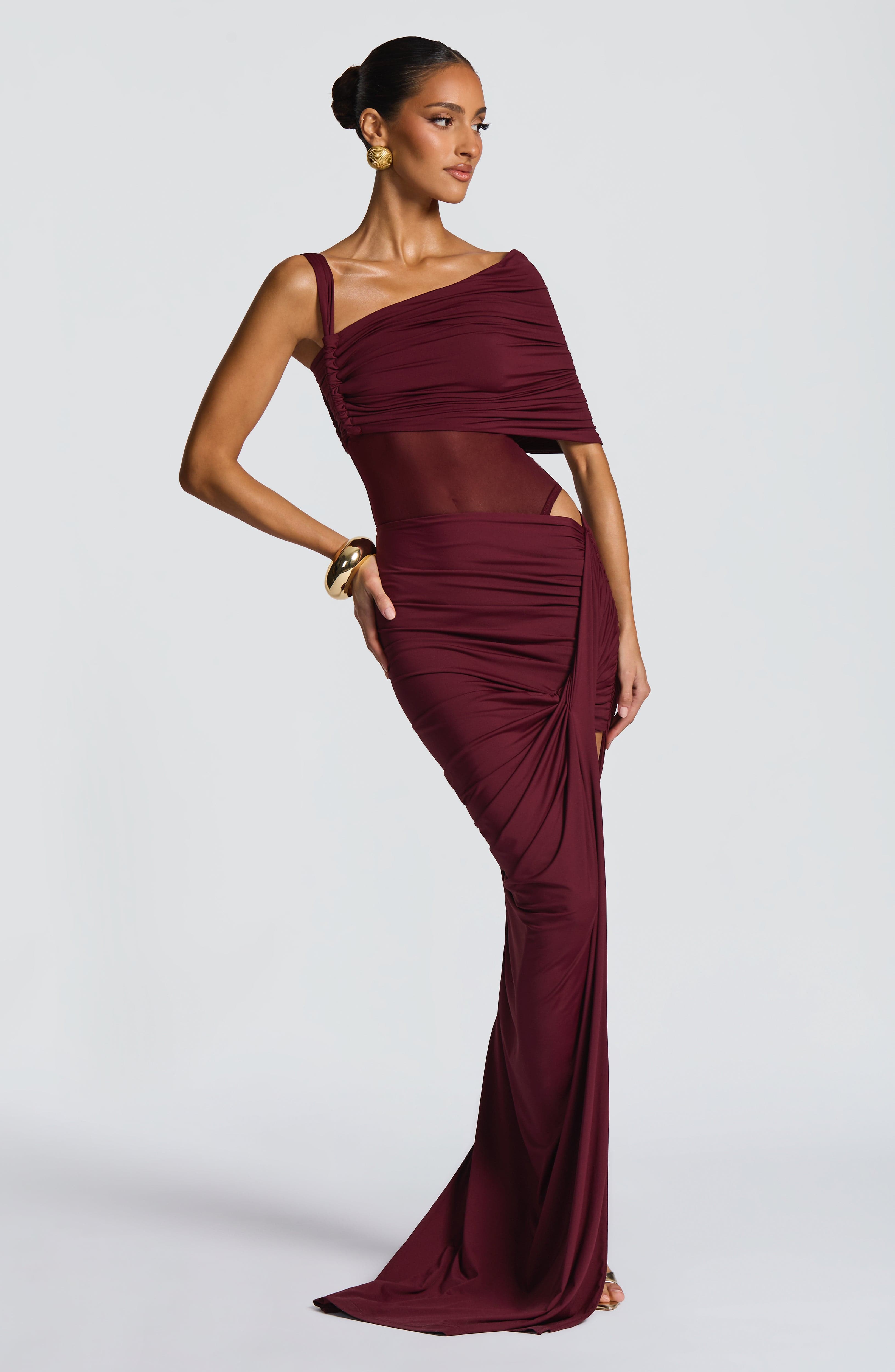 Lisette Bodysuit - Cherry Lacquer Bodysuits Babyboo Fashion Premium Exclusive Design