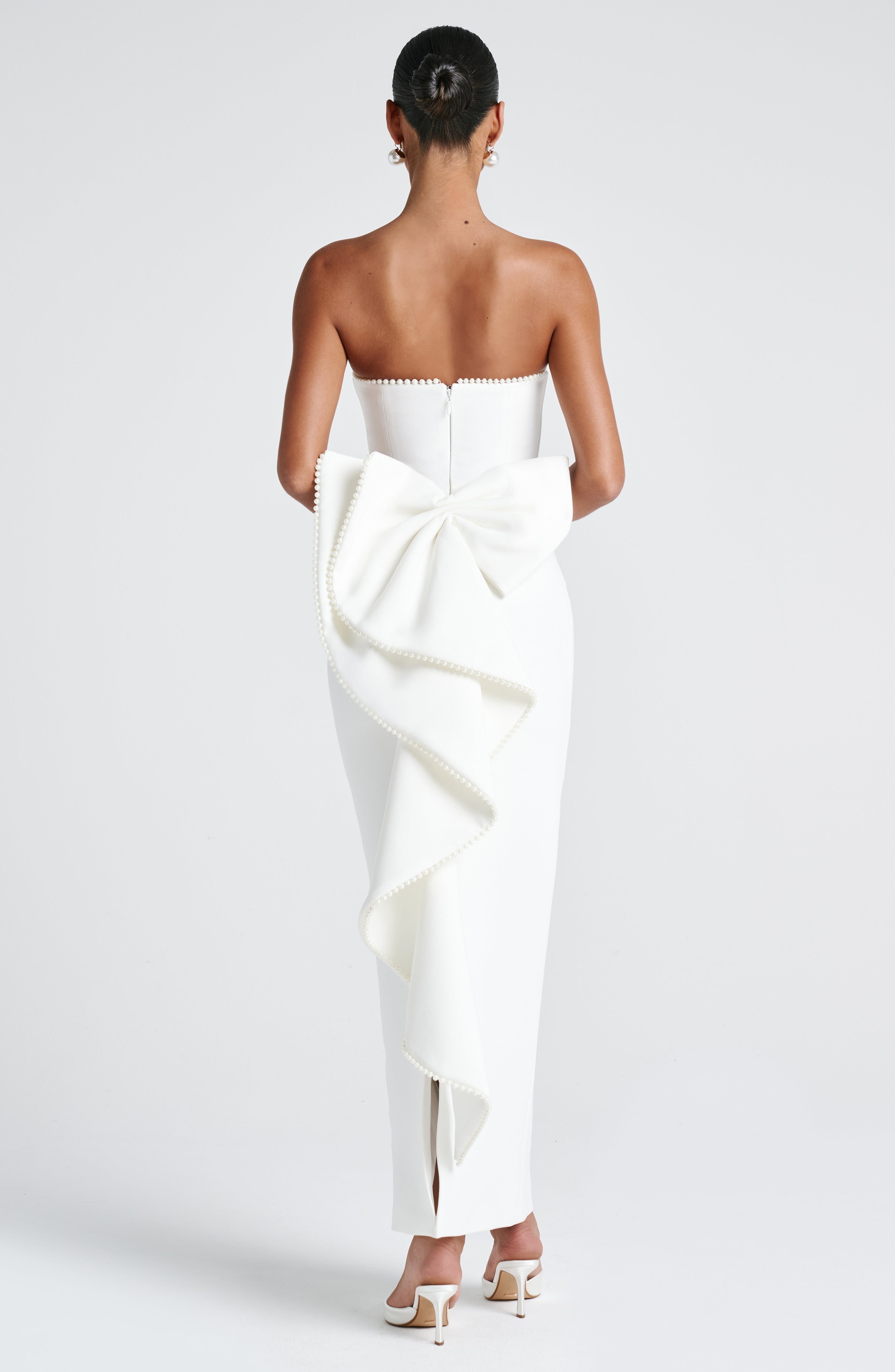 Magnolia Maxi Dress - Ivory Dress Babyboo Fashion Premium Exclusive Design