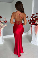 Malika Maxi Dress - Red Dress Babyboo Fashion Premium Exclusive Design