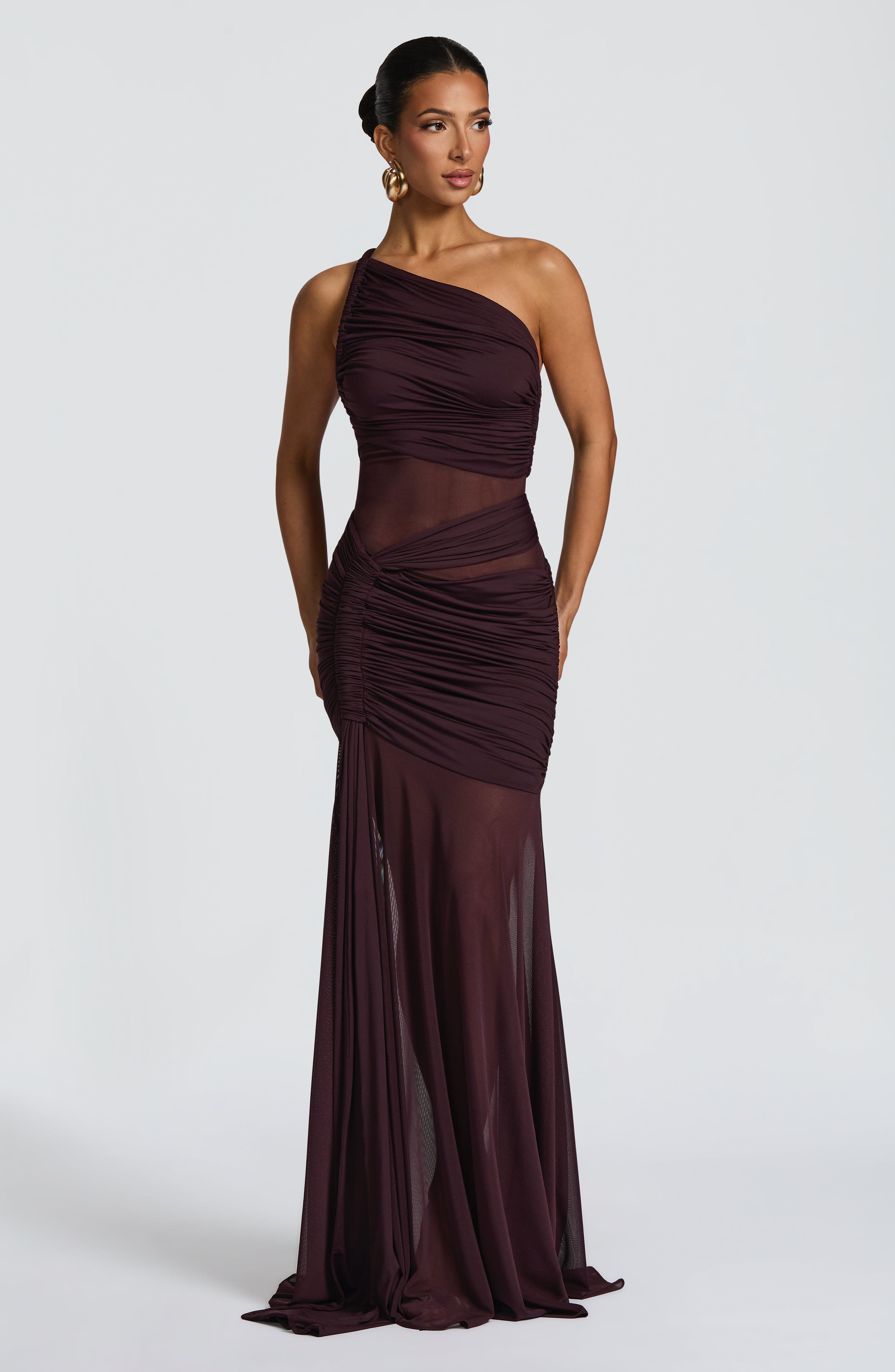 Marianne Maxi Dress - Plum Dress Babyboo Fashion Premium Exclusive Design