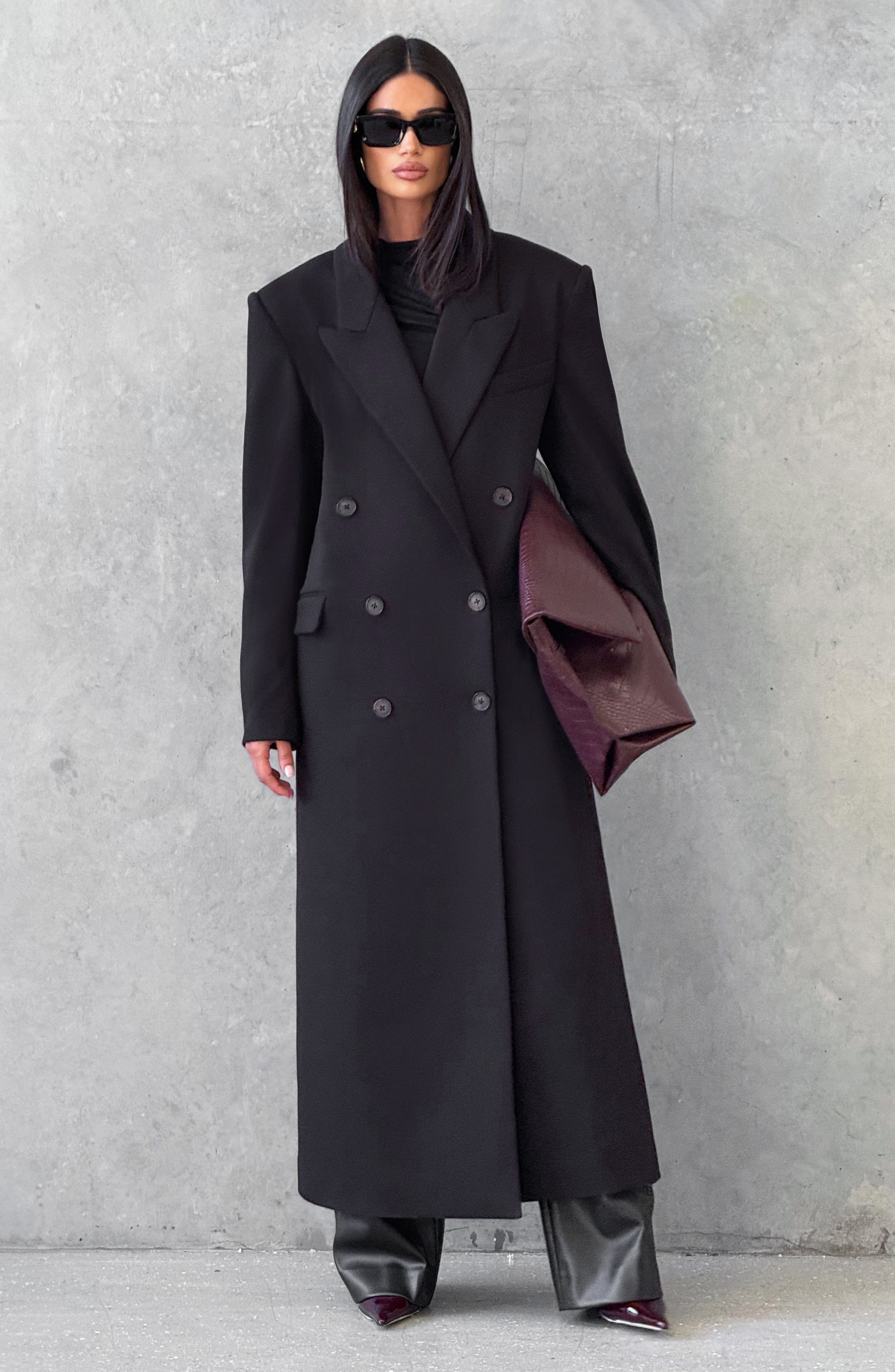 Michelle Coat - Black Jacket Babyboo Fashion Premium Exclusive Design