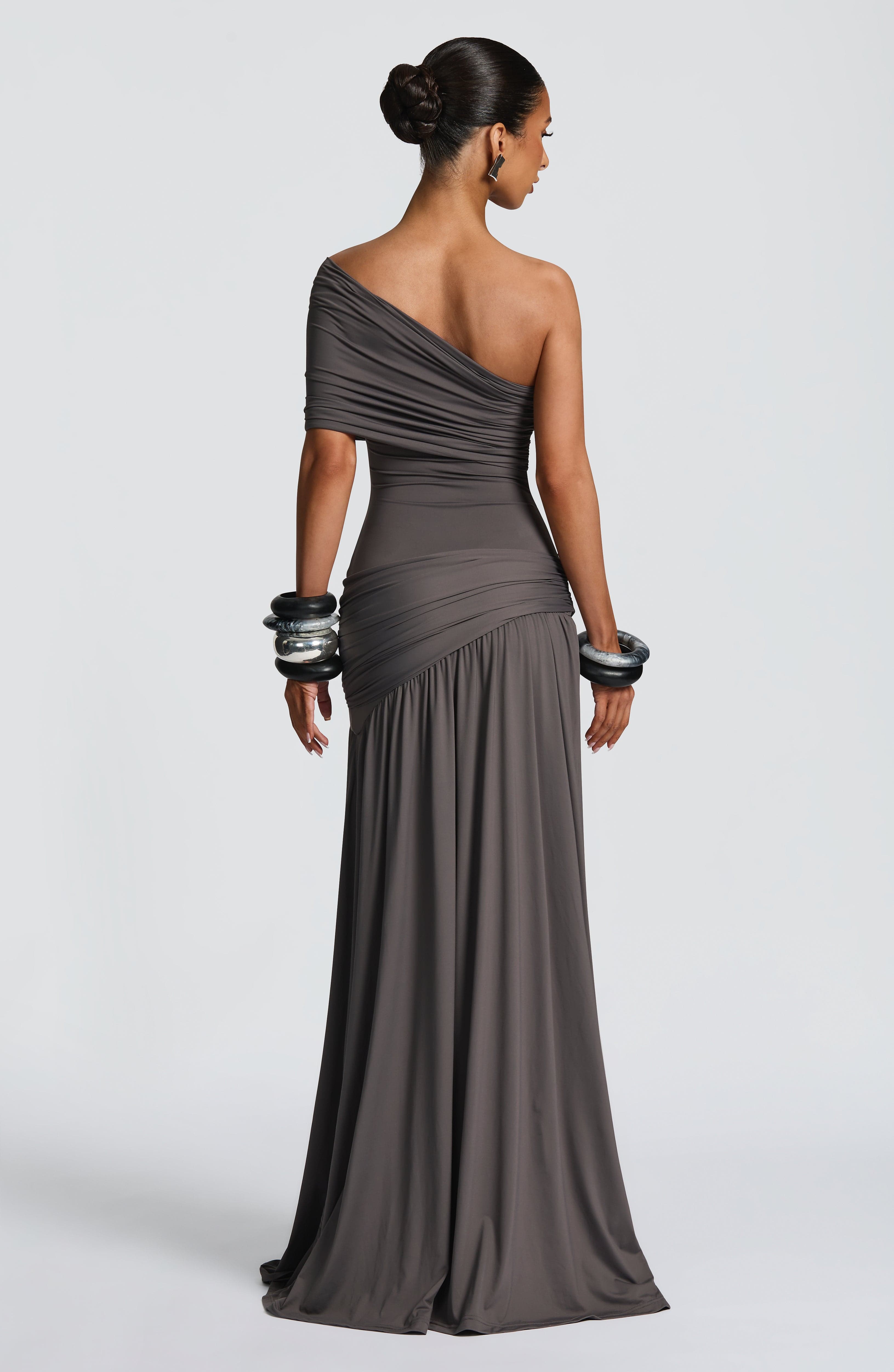 Monica Maxi Dress - Charcoal Dress Babyboo Fashion Premium Exclusive Design